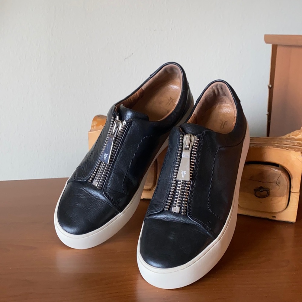 Frye Lena Zip Low Sneakers